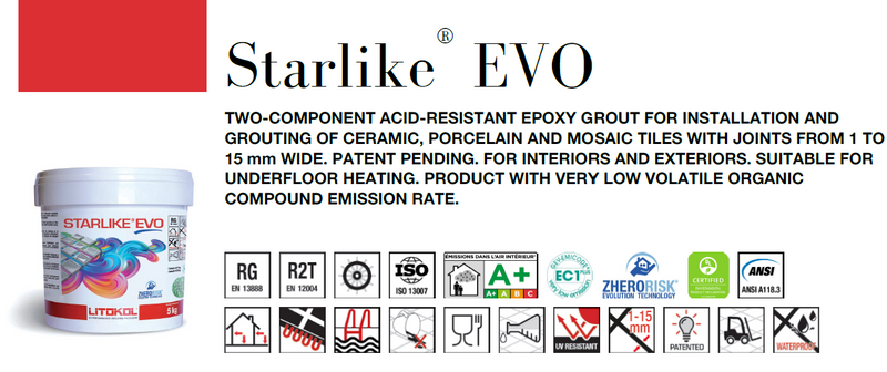 Epoxy voegmiddel Litokol STARLIKE® EVO 100 Bianco assoluto 2,5 kg