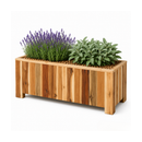 Storm Plantenbak Rechthoekig 84x40x40 cm Naturel Geolied Acaciahout FSC