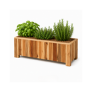Storm Plantenbak Rechthoekig 70x30x30 cm Naturel Geolied Acaciahout FSC
