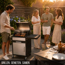HoutskoolBBQ Grillchef by Landmann  Silver Wagon  Zilver | Zwart