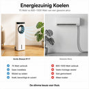 Coolboy R117 3-in-1 Air Cooler with Cooling Elements | Bladeless Air Cooler 75W with Remote Control