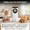 Coolboy R117 3-in-1 Air Cooler with Cooling Elements | Bladeless Air Cooler 75W with Remote Control