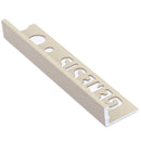 Tegelprofiel Vierkant Zandkleur Aluminium 10 mm 270 cm ESA107.425 by Genesis