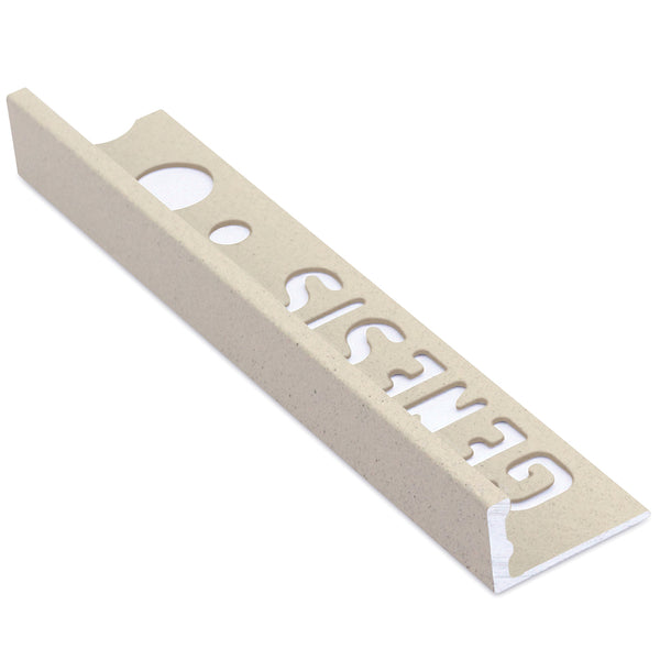 Tegelprofiel Vierkant Zandkleur Aluminium 10 mm 270 cm ESA107.425 by Genesis