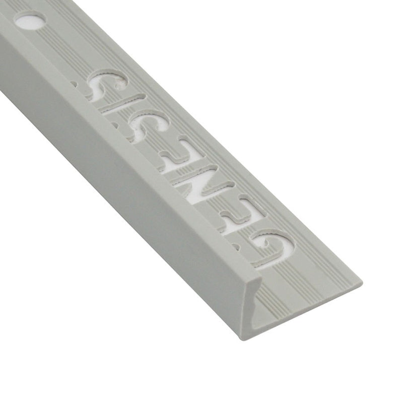 Tegelprofiel Recht Grijs PVC 10 mm 250 cm ESP100.11 by Genesis