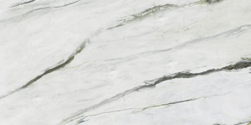 Vloertegel Calacatta Verde 60x120 cm Rechthoek – Keramiek Glans Gerectificeerd – Marmerlook Groen