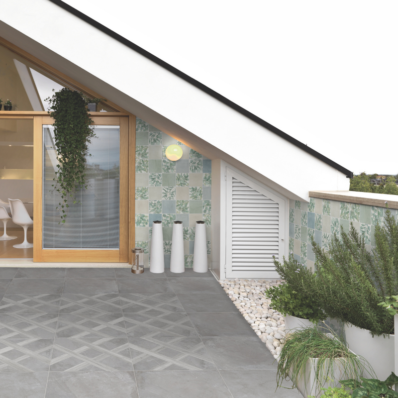 Vloertegel Flora Marble Pearl 60x60 cm Vierkant - Porselein Mat Gerectificeerd - Marmerlook grijs Grip R11