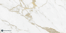 Vloertegel Gold Calacatta Wit 60x120 cm Rechthoek – Porselein Lappato Gerectificeerd – Marmerlook