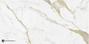 Vloertegel Gold Calacatta Wit 60x120 cm Rechthoek – Porselein Lappato Gerectificeerd – Marmerlook