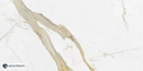 Vloertegel Gold Calacatta Wit 60x120 cm Rechthoek – Porselein Lappato Gerectificeerd – Marmerlook