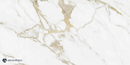 Vloertegel Gold Calacatta Wit 60x120 cm Rechthoek – Porselein Lappato Gerectificeerd – Marmerlook