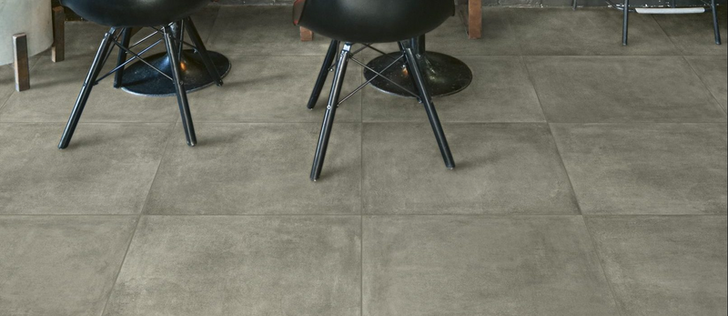 Vloertegel Leida Taupe 60x60 cm Vierkant - Porselein Mat Gerectificeerd - Betonlook Antislip R9