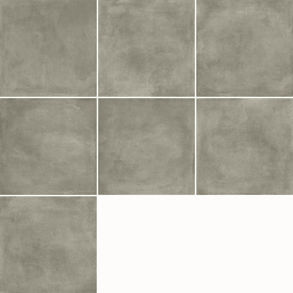 Vloertegel Leida Taupe 60x60 cm Vierkant - Porselein Mat Gerectificeerd - Betonlook Antislip R9