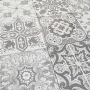 Vloertegel Nikea Sephia Grey 20x20 cm Vierkant - Porselein Mat - Victoriaanse & Marokkaanse Patroontegel R10