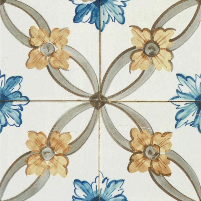 Vloertegel Nikea Mix 20x20 cm Vierkant - Porselein Mat - Victoriaanse & Marokkaanse Patroontegel R10