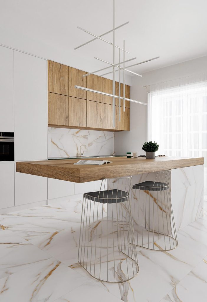 Vloertegel Verona Calacatta Gold K1 32x62,5 cm