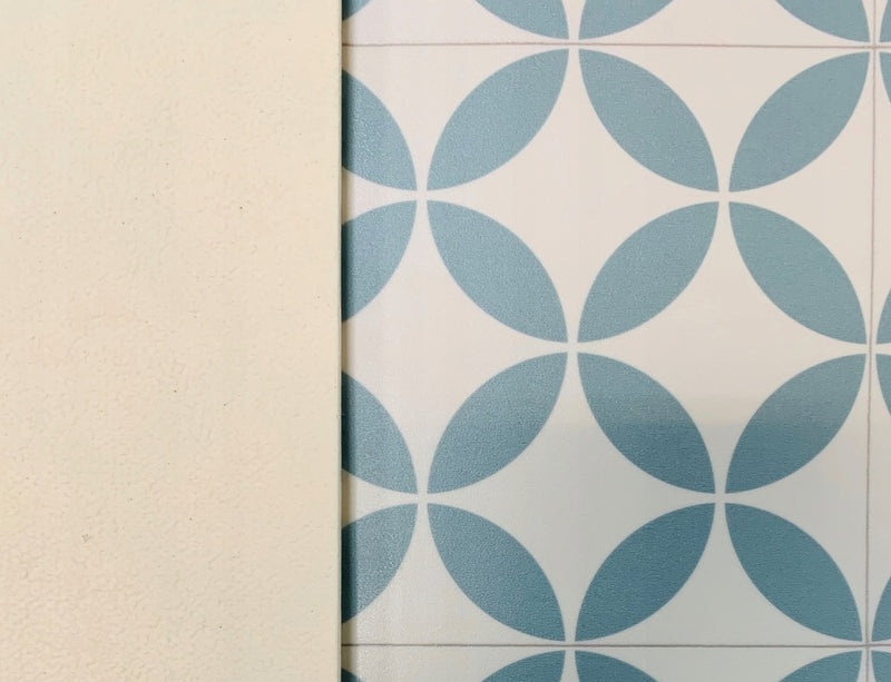 Vloertegel Kashba Blue Circle 20x20 cm