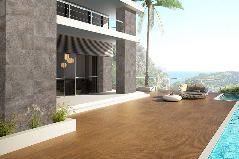 Vloertegel Quarzite Grijs 32x62,5 cm