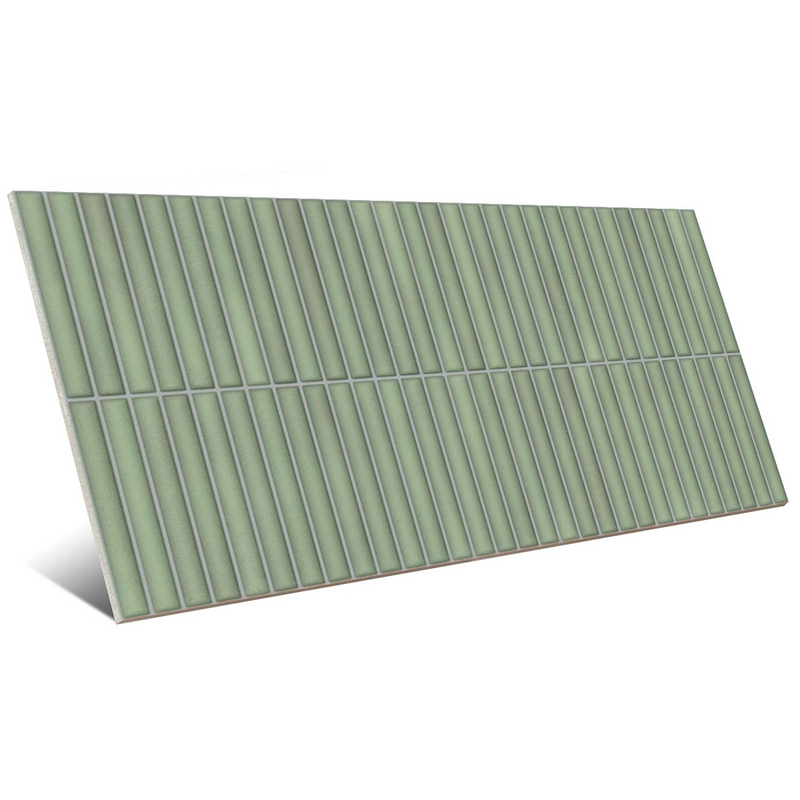 Wandtegel Deco Lingot Mint 32x62,5 cm Rechthoek – Porselein Zijdeglans – Zachte Mintgroene Tint