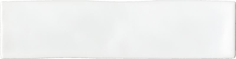 Wandtegel Mallorca White 7,5x30 cm Rechthoek Glans – Mediterrane Artisanale Look