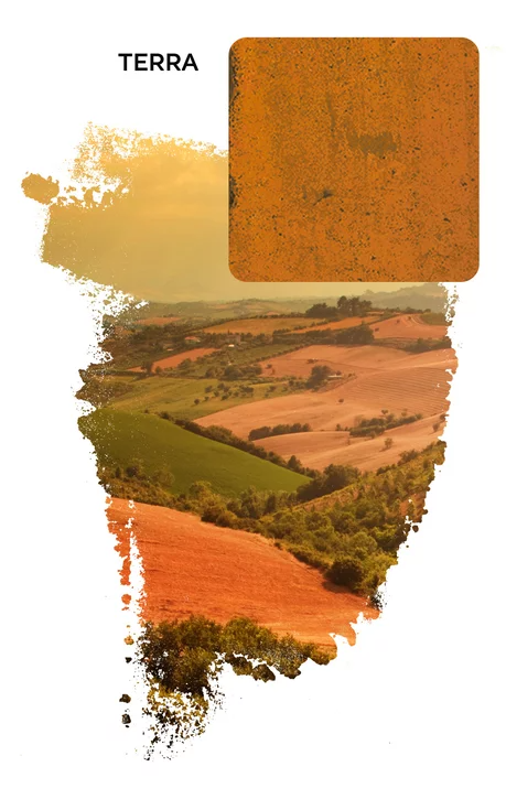 Wandtegel Monpelli Terra Mix 6,5x29,8 cm Rechthoek – Keramiek Glans Gerectificeerd – Terracotta Aardtinten