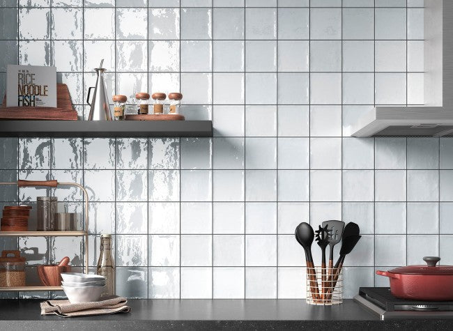 Wandtegel Zellige White 12x12 cm by Mayolica