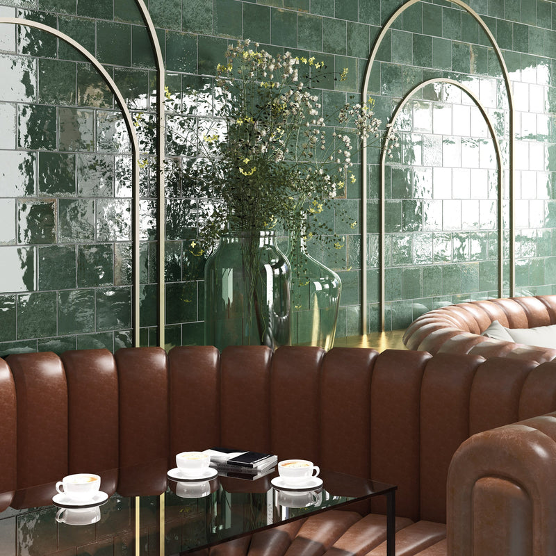 Wandtegel Carmen Green New 15x15 cm