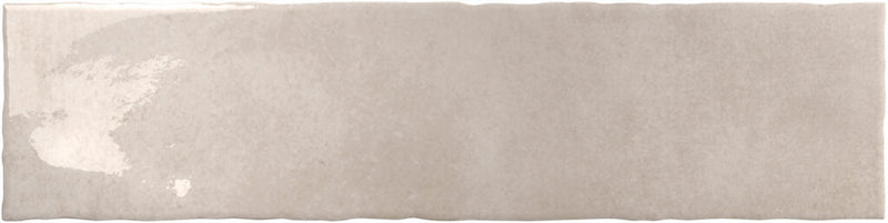 Wandtegel Flandes Blanco 7,5x30 cm Rechthoek – Keramiek Glans – Handvorm Look Wit
