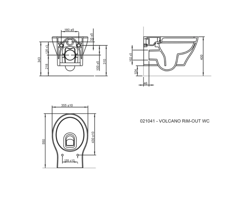 Wc bril Volcano softclose A020011