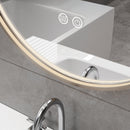 Aloni Ovale LED Spiegel Avalo 50x100 cm Bruin Brons