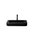 Complete Fonteinset Matsu Natuursteen Zwart met Mat Zwarte Kraan en Afvoerset by L'Aqua®