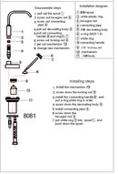 Wastafelkraan Fauna Chroom by L'Aqua®