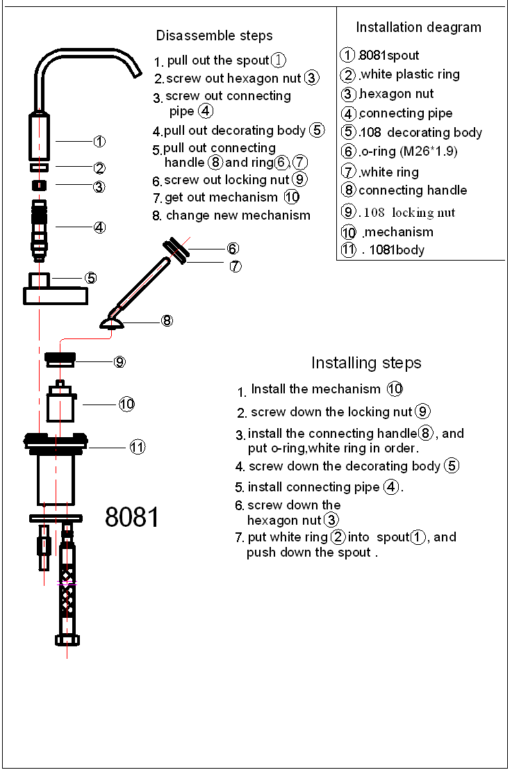 Wastafelkraan Fauna Chroom by L'Aqua®
