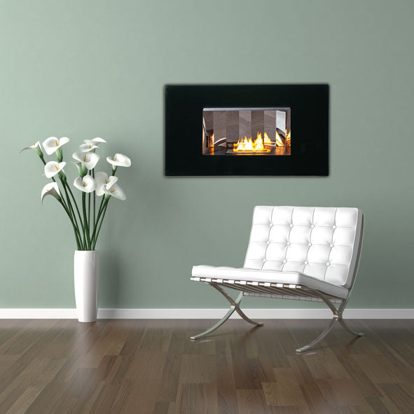 Fleem valencia bio ethanol 2.0 -pack zwart glas -