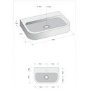 Fonteinset Matsu zwart L’aqua Natuursteen met Zilveren kraan