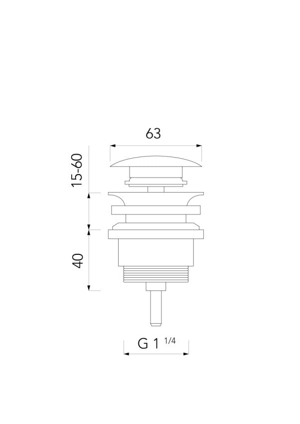 Futurbath Luxe clickwaste 5/4 laag model goud