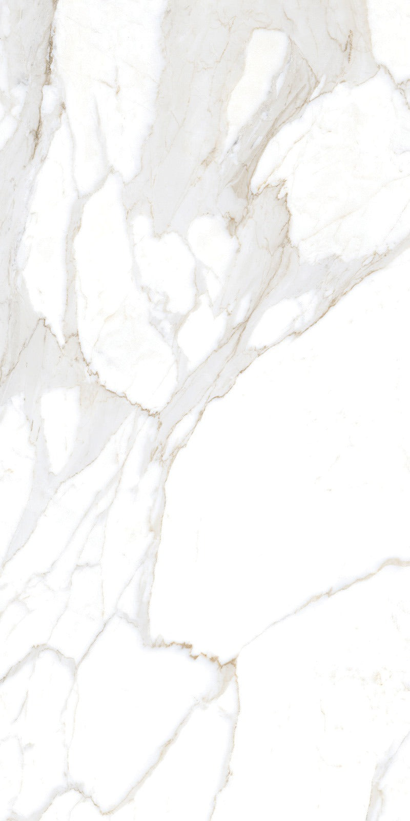 Vloertegel Calacatta Jade Wit 80x160 cm Rechthoek – Hoogglans Gerectificeerd – Marmerlook met Grijze Adering