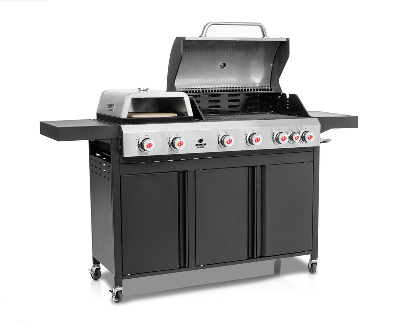 Landmann 2-in-1 GasBBQ & pizza-oven 2,5 - 3,6 kW - Gas
