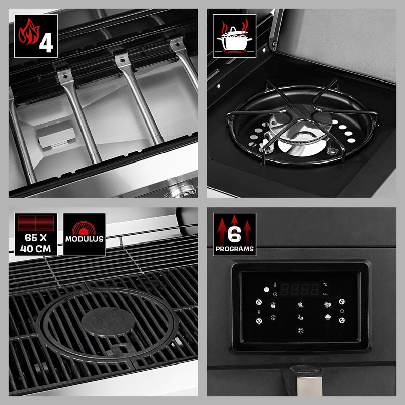 Landmann GasBBQ Fryton 4.1 Cook met Airfryer - Gas barbecues