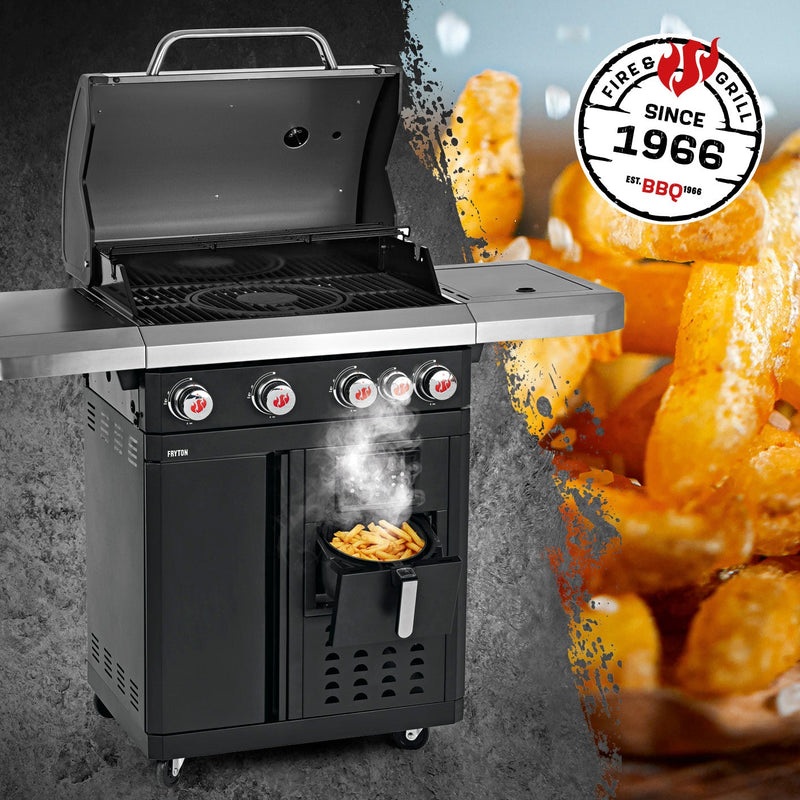 Landmann GasBBQ Fryton 4.1 Cook met Airfryer - Gas barbecues