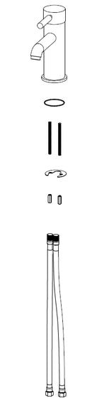 Thermostatische Wastafelkraan Lara Glans Chroom by L'Aqua®