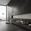 Listello Tevere hardstone mix Keramiek 5,2 x 23 cm wit