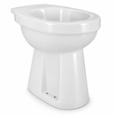 Verhoogde toiletpot staand AO glans wit - productfoto