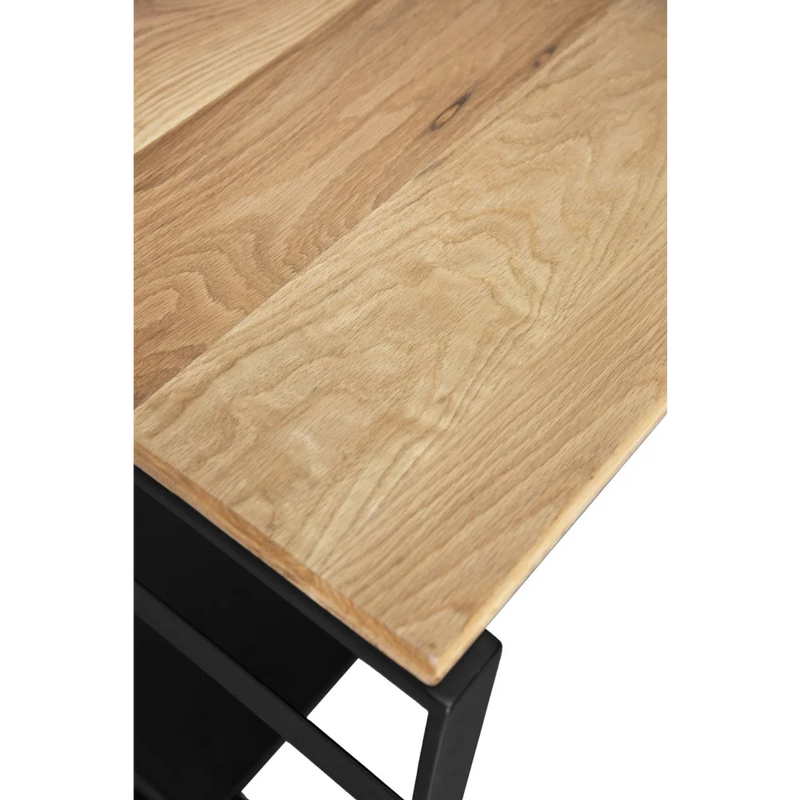 Badmeubel Black & Oak 80 cm - Wastafelkasten