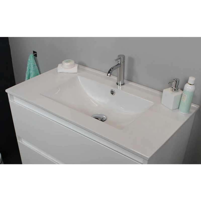 Badmeubel Compleet Set Locomo Wit 80 cm - Complete