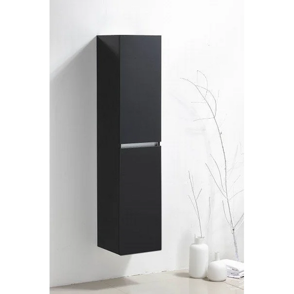 Badmeubel Locomo antraciet hoge kast - Badkamerkasten