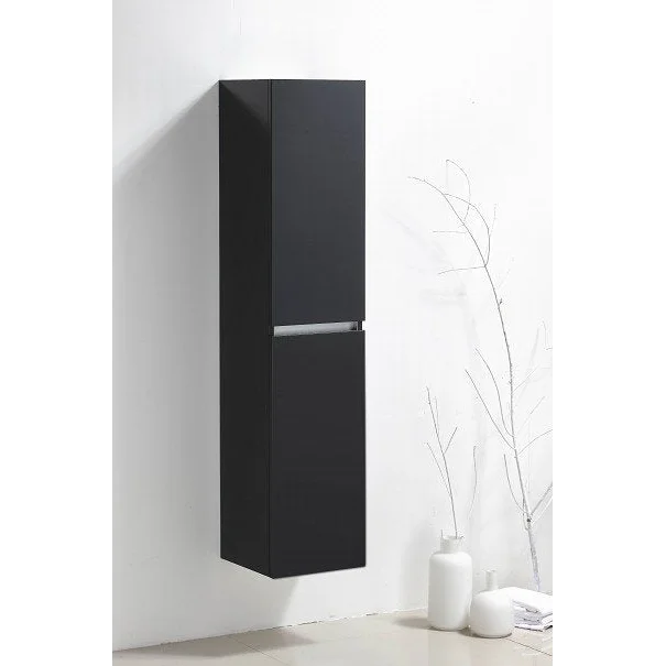 Badmeubel Locomo antraciet hoge kast - Badkamerkasten