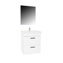 Badmeubel set Melar wit 60 cm met Spiegel - Complete