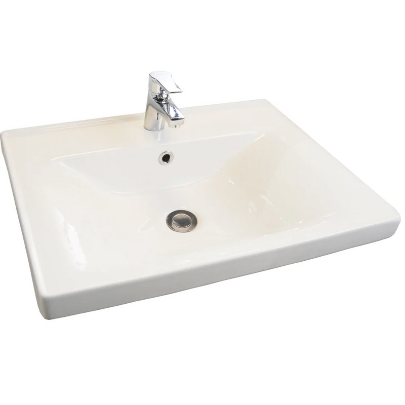 Badmeubel set Melar wit 60 cm met Spiegel - Complete