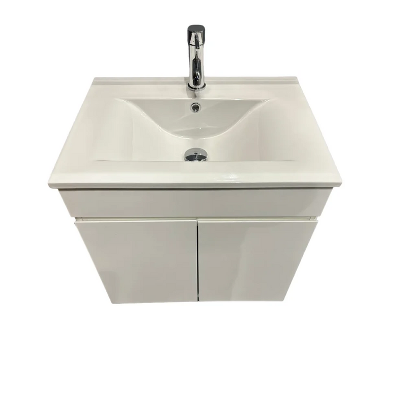 Badmeubel Set Slimline Wit 60 cm - Complete badkamermeubels